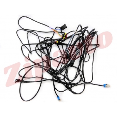 Жгут удлиненный по раме (задний) 3302 (борт) дв.4216, Газель-бизнес, модифик.с 06.2011г, с боковыми габоритами на бортах (без цокольн. лампу подсв. зад. номера)