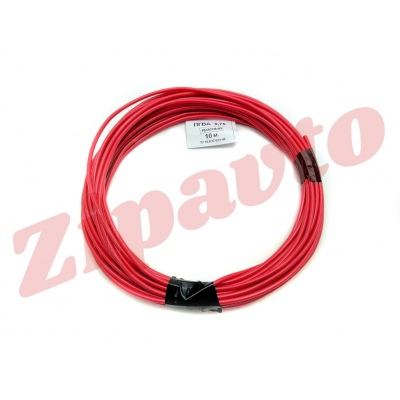 Провод сечением 0,75 кв. мм красный (отрезок 10 м.)