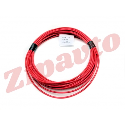 Провод сечением 1,5 кв. мм красный (отрезок 10 м.)