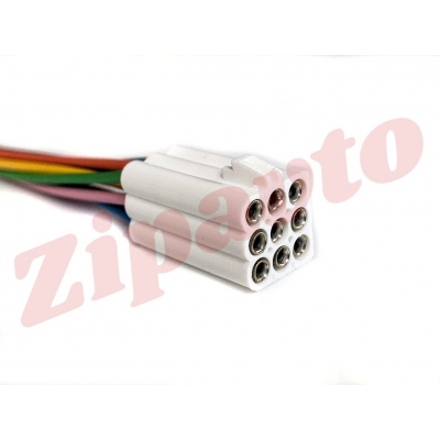 Соединитель проводов (098 Г) разъём к подключ. заркал Газель бизнес (колодка  гнездовая)