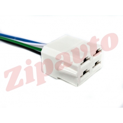 Соединитель проводов (045/1) 9007 (4-х контактн. гнездовой, серии 6,3 мм)